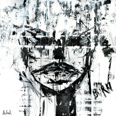 Burning Artist Enhanced Canvas Print by John Beard Collection - main product image for Resin Society