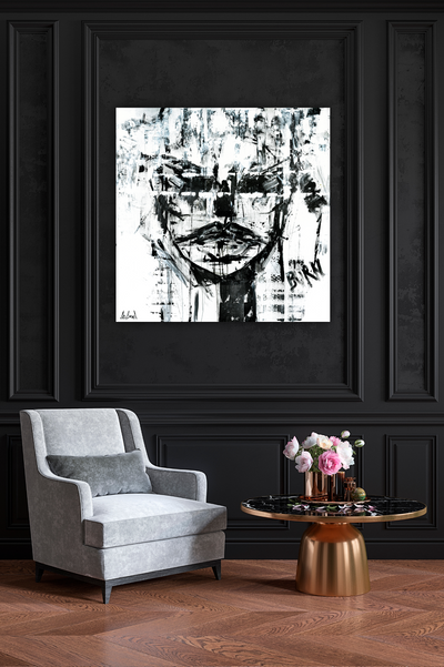 Burning Artist Enhanced Canvas Print by John Beard Collection - product image 3 for Resin Society
