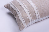 Ivory Raw Linen Square Pillow by Homelosophy