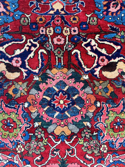 Antique Persian Bakhtiari Rug – Timeless Masterpiece 8'6" x 13'2" by Rugistan - product image 9 for Resin Society