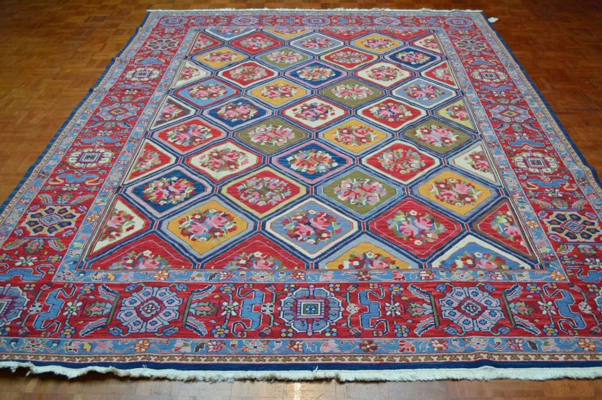Handwoven Nourison Soumak SK43 Multicolor Area Rug – 8'5" x 11'7" – by Rugistan - product image 2 for Resin Society