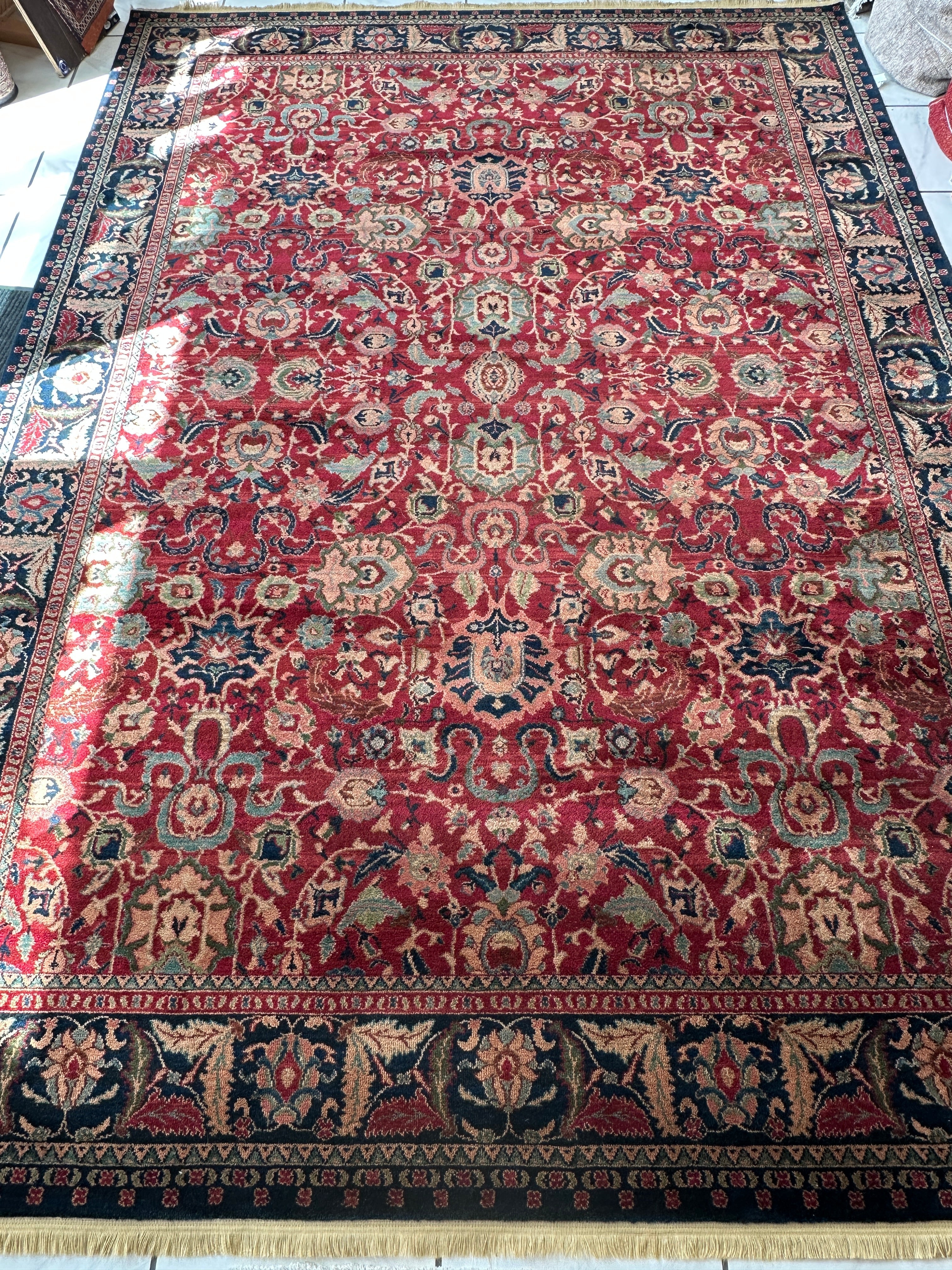 Karastan Samovar Teawash Wool Rug – 8’8” x 12’ – Vintage Elegance by Rugistan - product image 3 for Resin Society