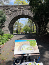 Linden Terrace Arch, Watercolor, Plein Air by Art By Francis - product image 4 for Resin Society
