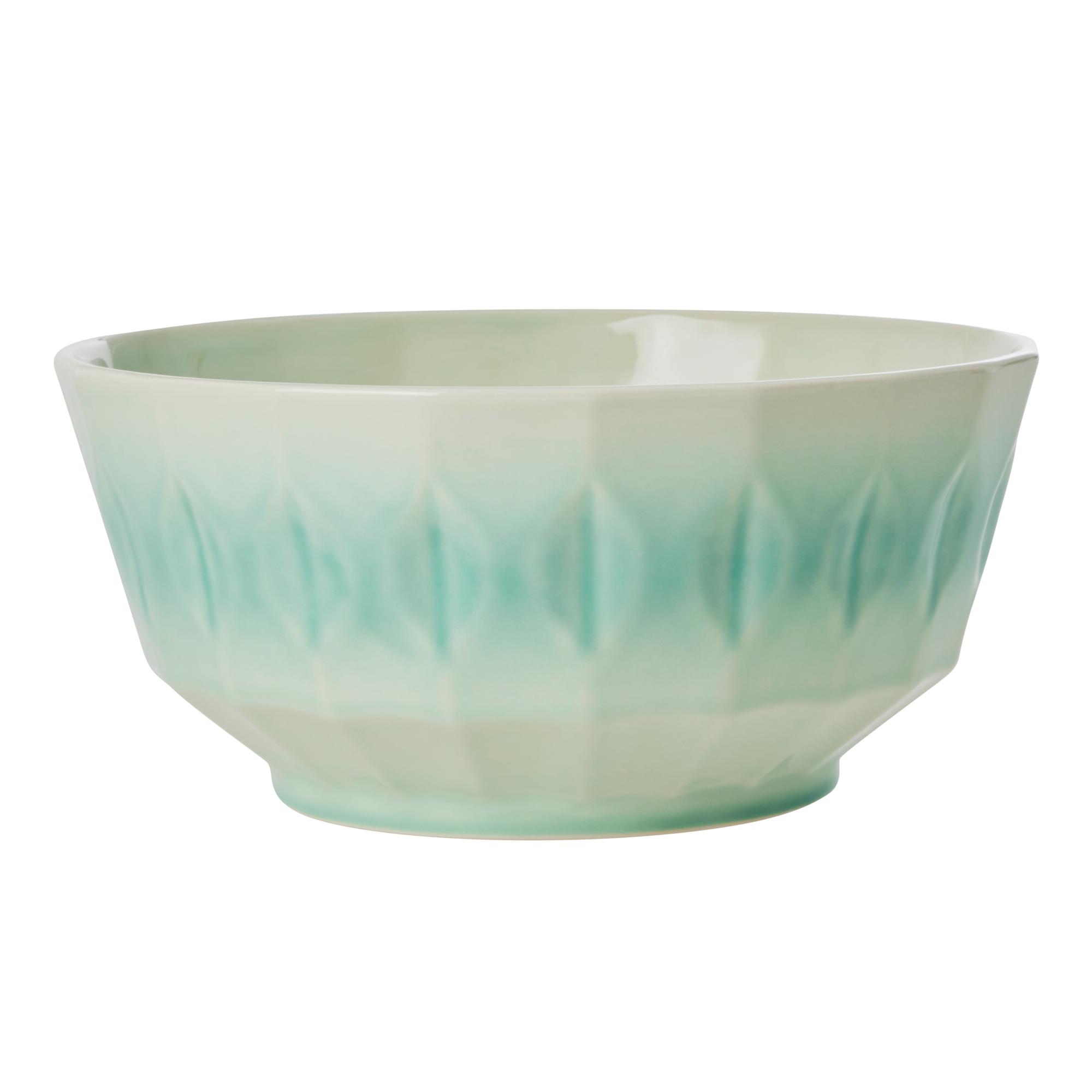 Ceramic Salad Bowl - Aqua by Rice By Rice - main product image for Resin Society