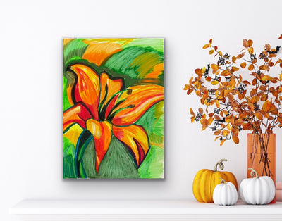 Fire Lily - Art Prints detail image - Resin Society