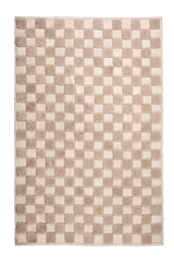 Checkered – High and Low Shearling Rug by Homelosophy