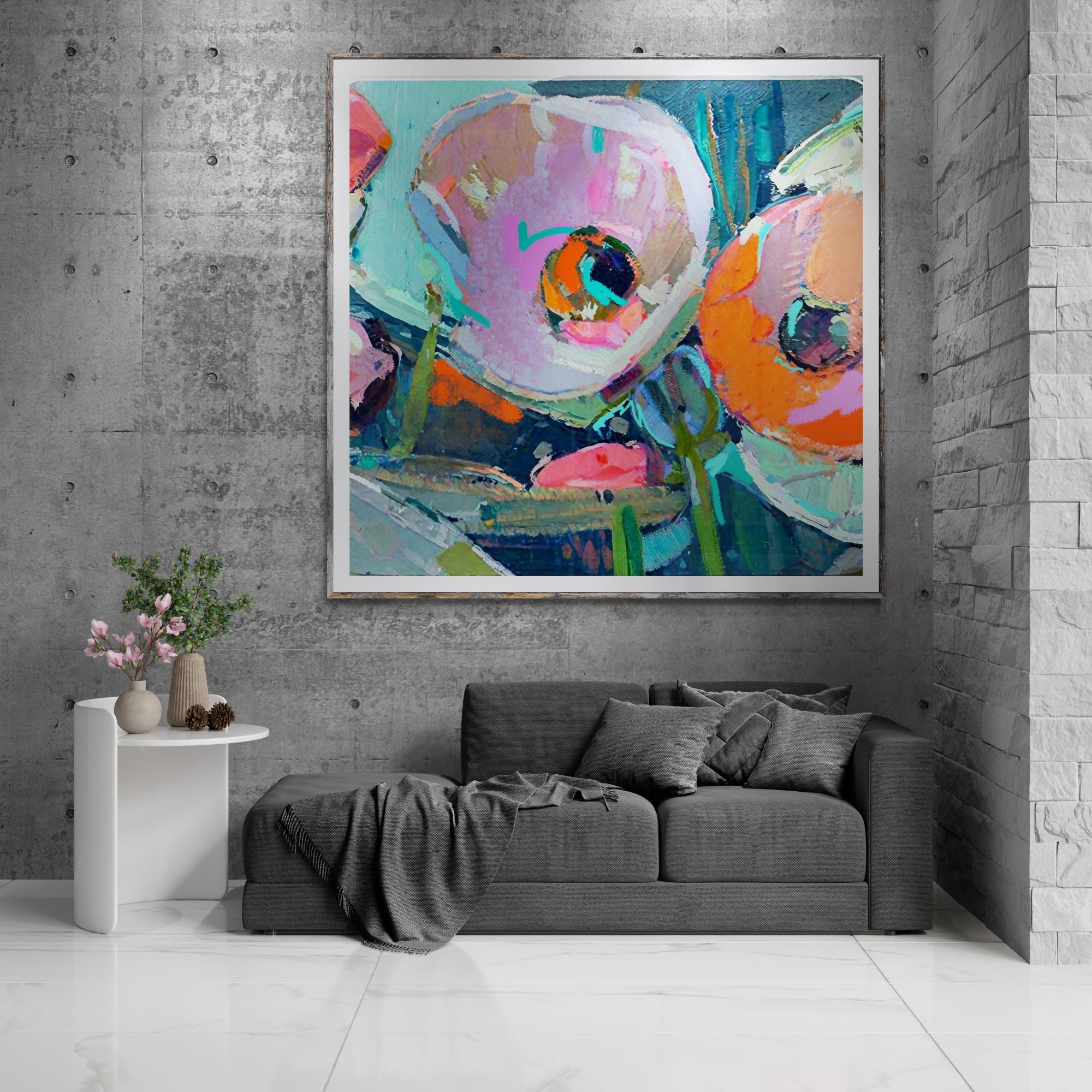 Canvas Print: Chromatic Pulse by Tailored Canvases - product image 2 for Resin Society