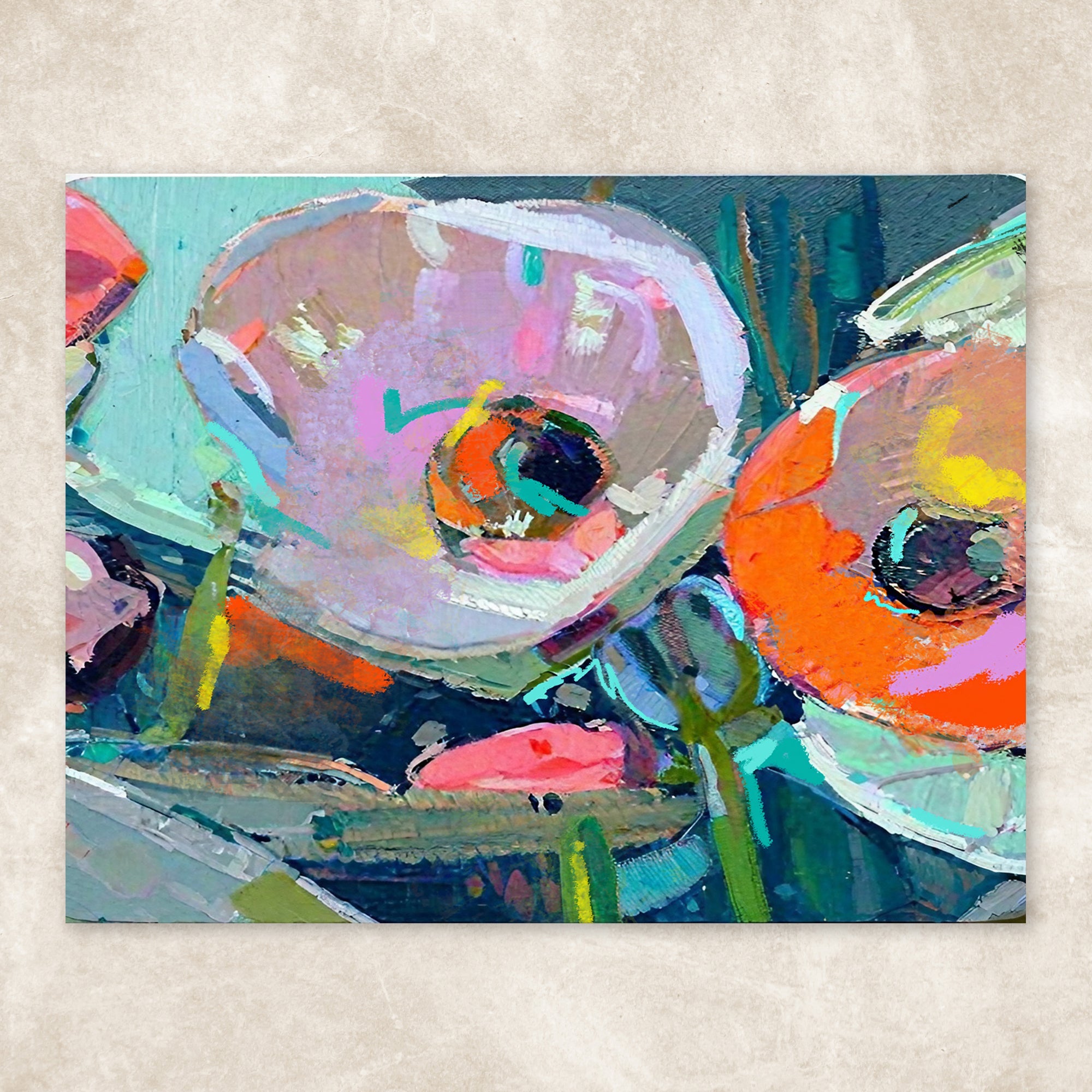 Canvas Print: Chromatic Pulse by Tailored Canvases - product image 6 for Resin Society