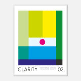 Positivity Series #2: CLARITY Framed Art Print by Holly McWhorter Art: Paintings and Art Prints - product image 3 for Resin Society