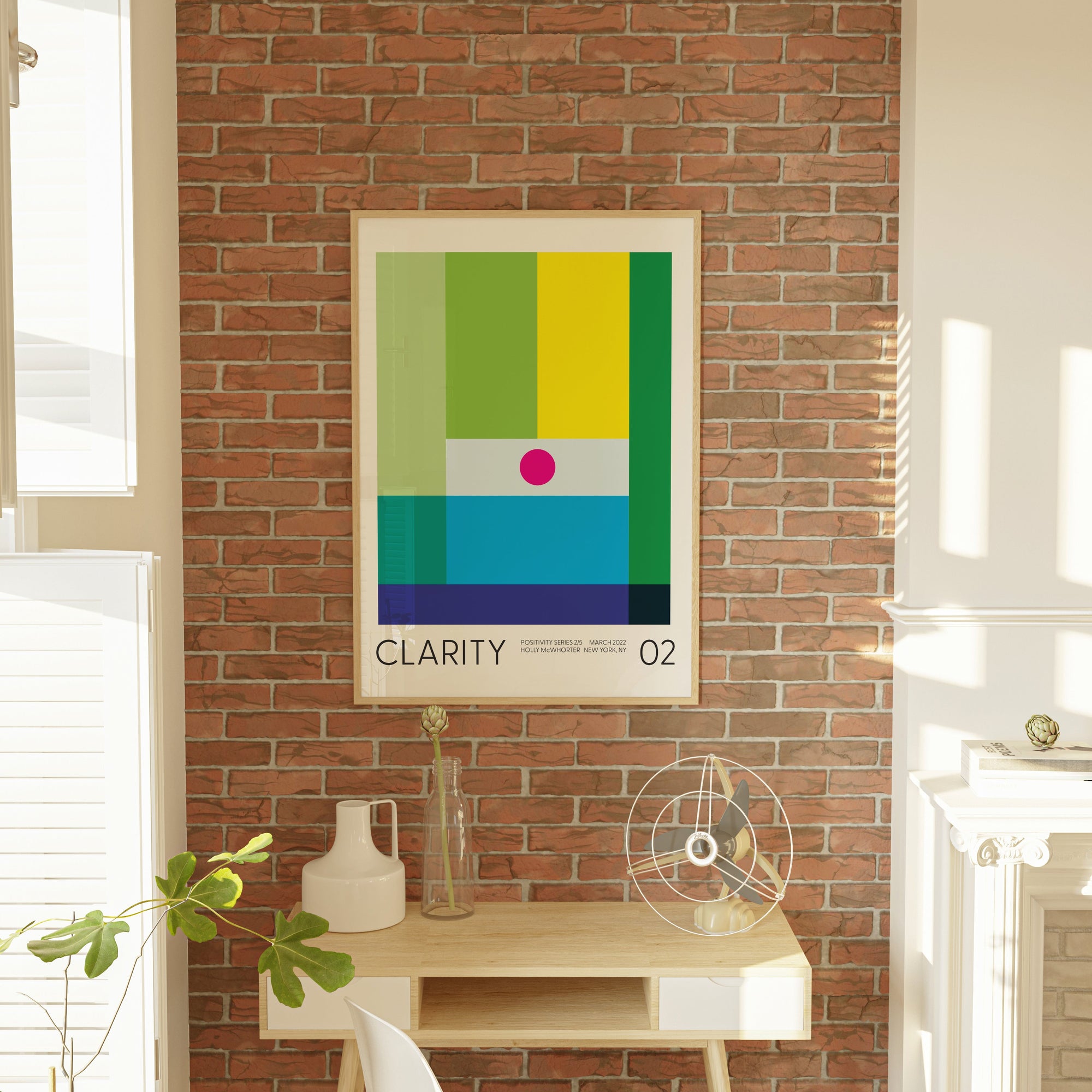 Positivity Series #2: CLARITY - Fine Art Giclée Print by Holly McWhorter by Holly McWhorter Art: Paintings and Art Prints - product image 4 for Resin Society