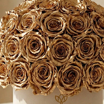 Classic Beige Suede Superdome Box by The Million Roses - product image 3 for Resin Society