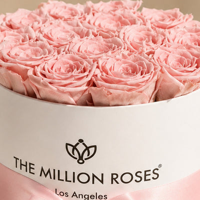 Classic White Box | Light Pink Roses
