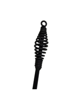 The Woodhaven 36 inch heavy duty steel fire poker with spiral handle and claw end