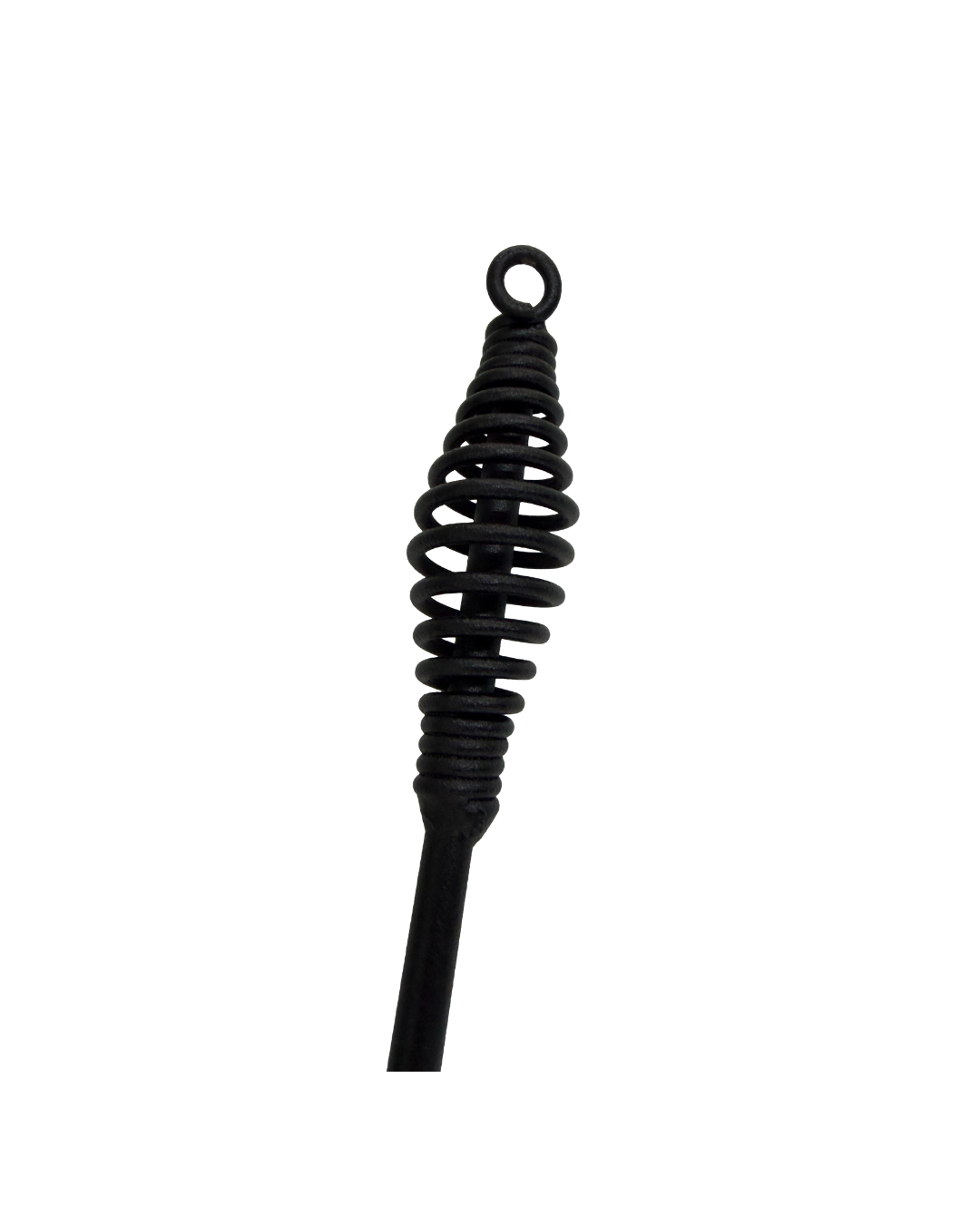 The Woodhaven 36 inch heavy duty steel fire poker with spiral handle and claw end
