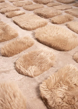 Cobblestone – Custom Sheepskin & Shearling Rug by Homelosophy