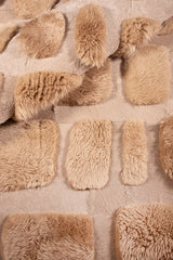 Cobblestone – Custom Sheepskin & Shearling Rug by Homelosophy
