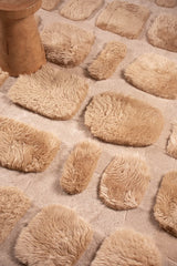 Cobblestone – Custom Sheepskin & Shearling Rug by Homelosophy