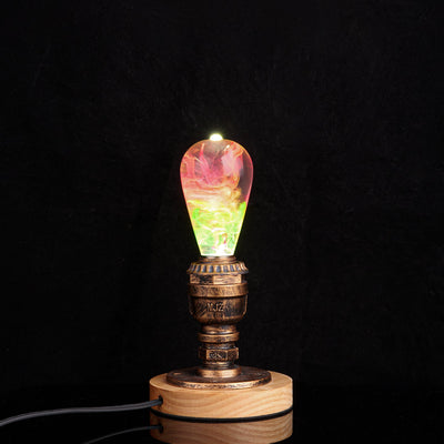 EP Light Coral decorative resin LED bulb with coral-inspired design