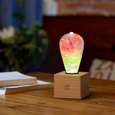 EP Light Coral decorative resin LED bulb with coral-inspired design