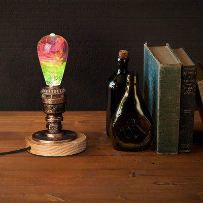 EP Light Coral decorative resin LED bulb with coral-inspired design