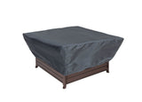 Fire Pit Cover Square 42"-48" - 49''Wx49''Dx12''H - Mercury by Shield Outdoor Covers - main product image for Resin Society