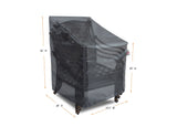 Barstool/Stacked Dining Chairs Cover by Shield Outdoor Covers - product image 2 for Resin Society