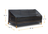 Sofa Small Cover - 82" W x 32" D x 21''/34" H - Mercury by Shield Outdoor Covers - product image 2 for Resin Society