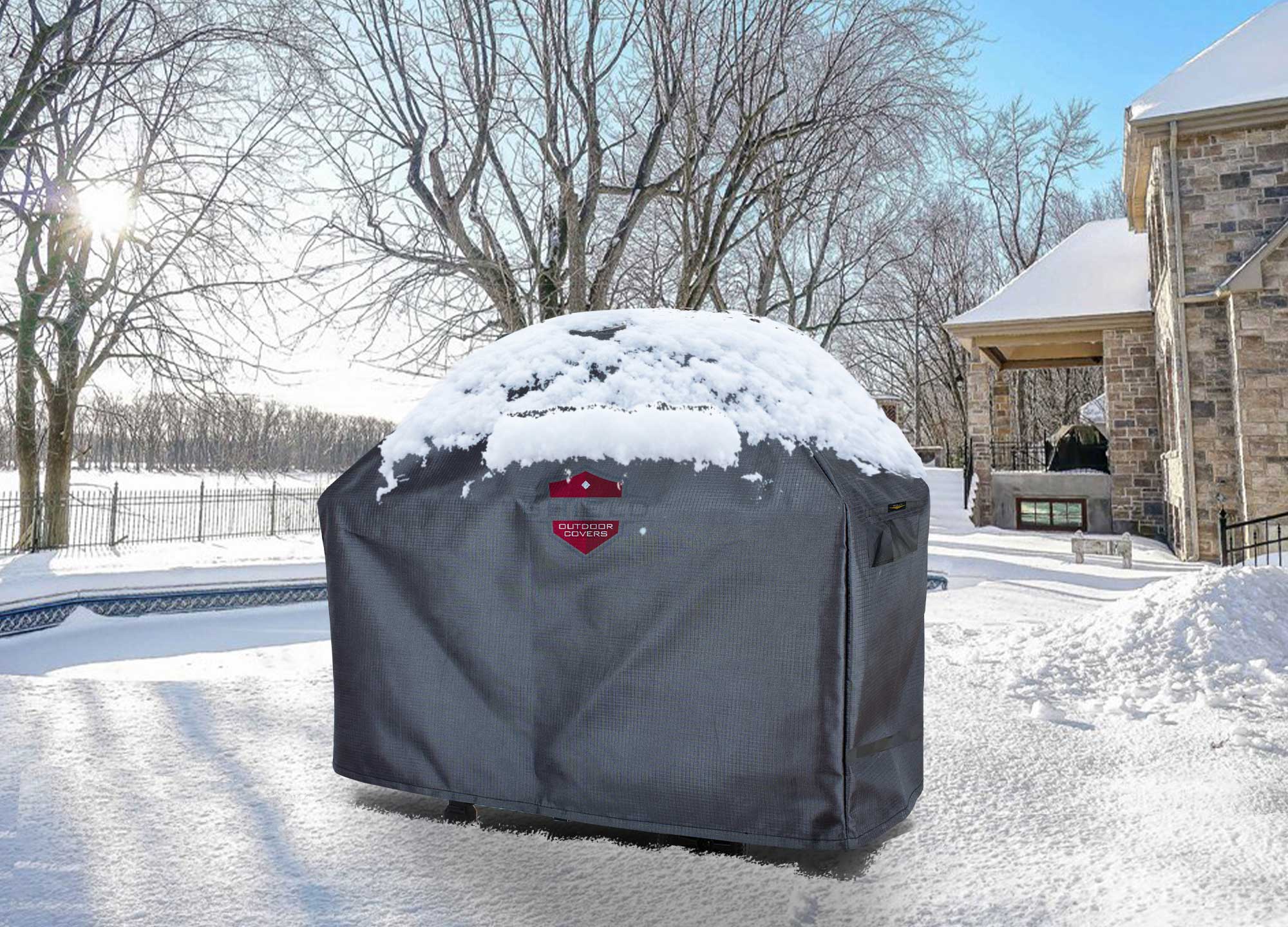 Grill Cover 32" Grill Cart Cover (68"x27.5"x51") - Gold by Shield Outdoor Covers - product image 3 for Resin Society