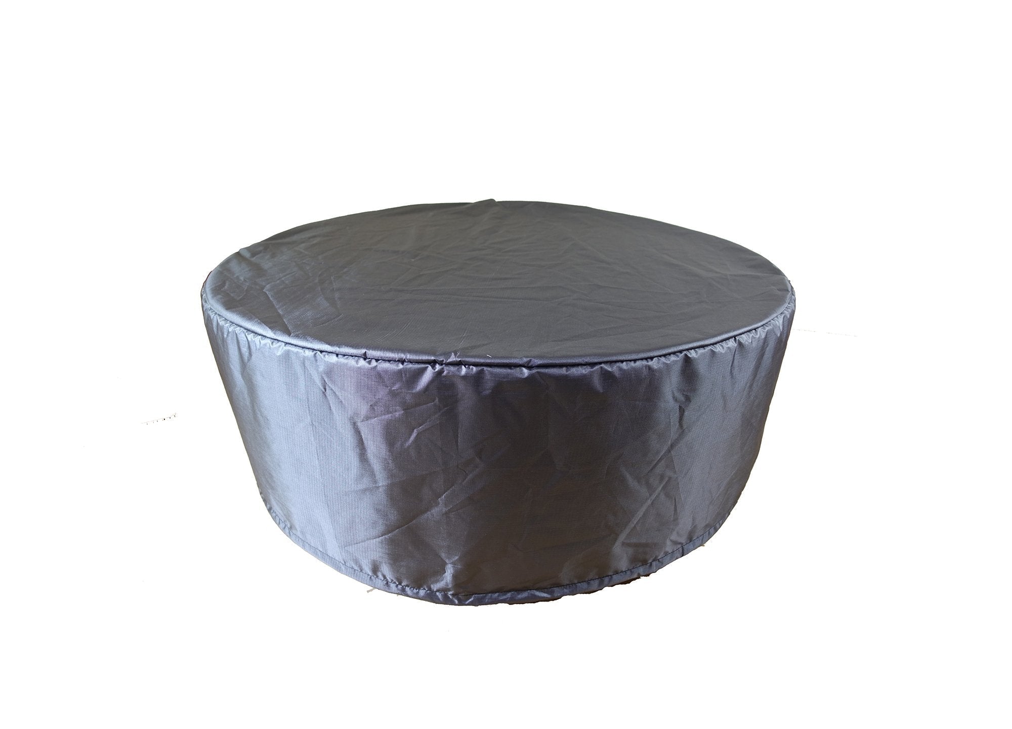 Ottoman Cover Round - 44" Dia x 28" H - Mercury by Shield Outdoor Covers - main product image for Resin Society