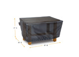 Ottoman Cover Rectangle - 29" W x 26" D x 17" H Gold by Shield Outdoor Covers - product image 2 for Resin Society