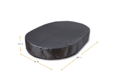 Sunbed Cover - 70" W x 98.3" L x 17.5" H - Mercury by Shield Outdoor Covers - product image 2 for Resin Society