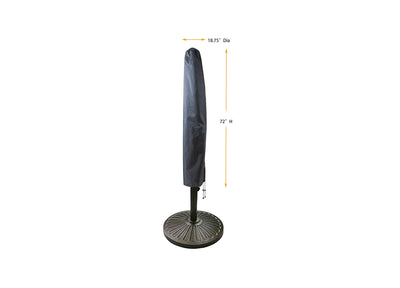 Umbrella 11' Cover - 7"/18.75'' Dia x 72" H - Mercury by Shield Outdoor Covers - product image 2 for Resin Society