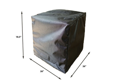 Accent table Cover - 26" W x 26" D x 21" H - Mercury by Shield Outdoor Covers - product image 2 for Resin Society