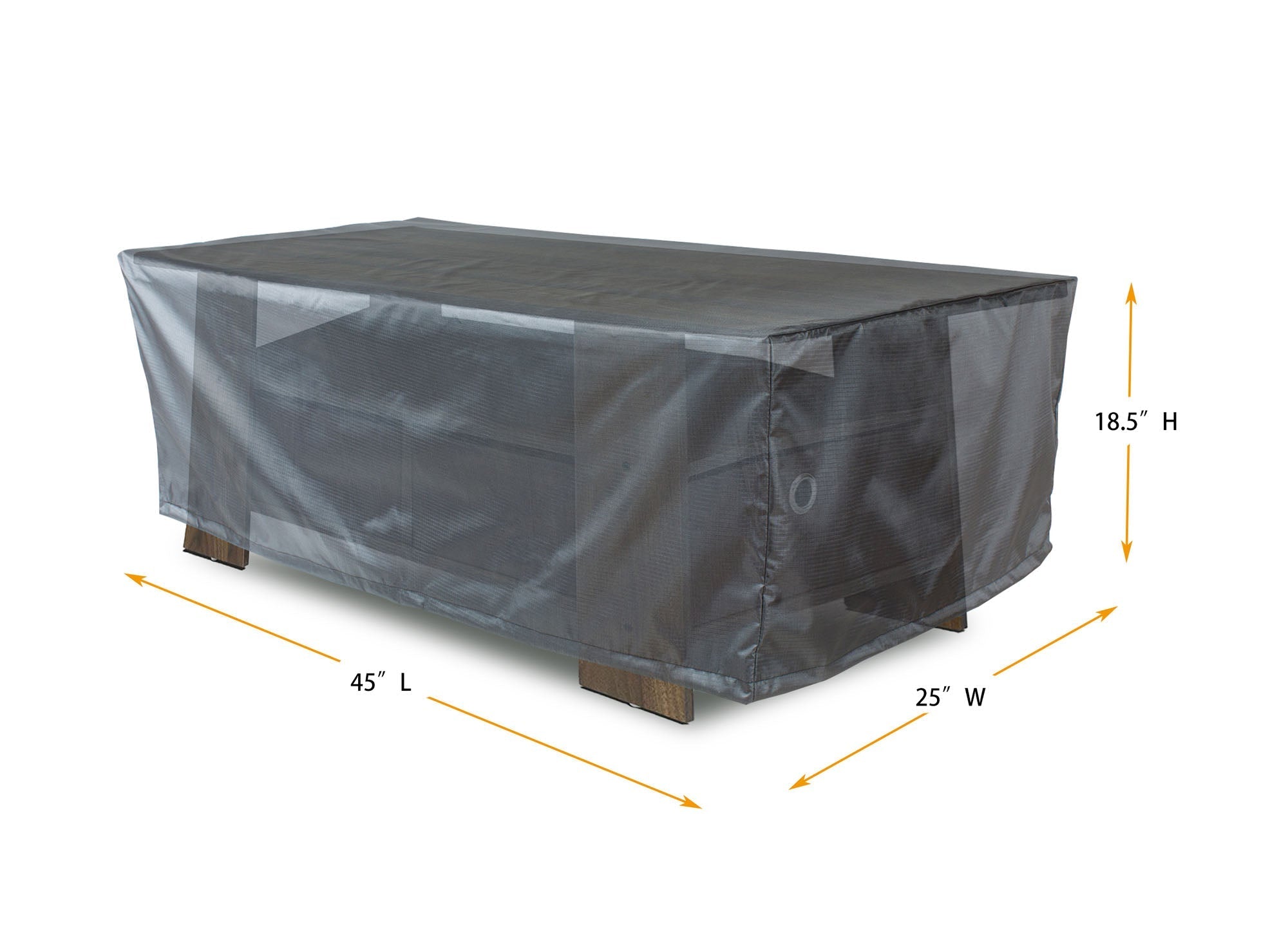 Coffee table Cover - 45''L x25''W x 18.5''H - Mercury by Shield Outdoor Covers - product image 2 for Resin Society