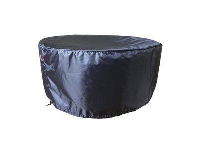 Round Fire Table Cover - 53" Dia x 25" H - Mercury by Shield Outdoor Covers - main product image for Resin Society