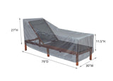 Chaise Lounge Cover Small - 30"Wx79"Dx27"H - Mercury by Shield Outdoor Covers - product image 2 for Resin Society