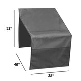 Modular Cover Armless - 28"Wx40"Dx32"H - Mercury by Shield Outdoor Covers - product image 2 for Resin Society