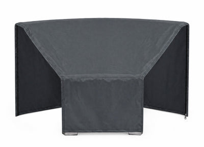 Modular Cover Round Corner - 50"Wx40"Dx32"H - Mercury by Shield Outdoor Covers - main product image for Resin Society
