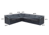 Modular Cover Loveseat Left End - 60"Wx40"Dx18"H - Mercury by Shield Outdoor Covers - product image 3 for Resin Society