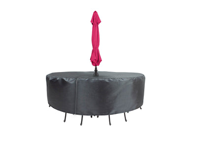 Round/Square Table Chair Cover 48" Velcro - DIA84'"x36'" - Mercury by Shield Outdoor Covers - main product image for Resin Society