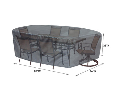 Shield Mercury Cover for 586 Fits Small Oval/Rectangle Table& Chairs by Shield Outdoor Covers - product image 2 for Resin Society