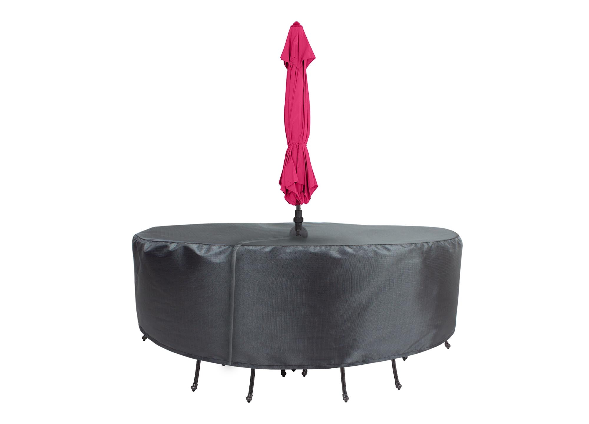 Round/Square Table Chair Cover 60" Velcro - DIA108"x36" - Mercury by Shield Outdoor Covers - main product image for Resin Society
