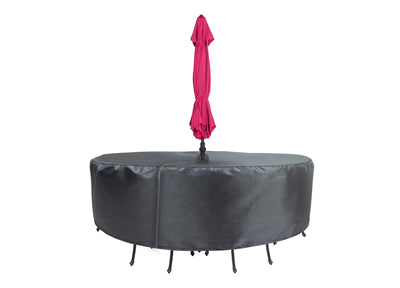 Round/Square Table Chair Cover 60" Velcro - DIA108"x36" - Mercury by Shield Outdoor Covers - main product image for Resin Society