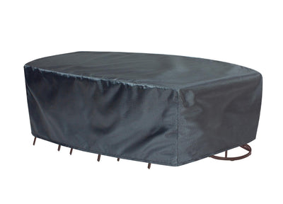 Oval/Rectangle Table Chair Cover 2X-Large - 96''Wx180''Dx36''H - Mercury by Shield Outdoor Covers - main product image for Resin Society