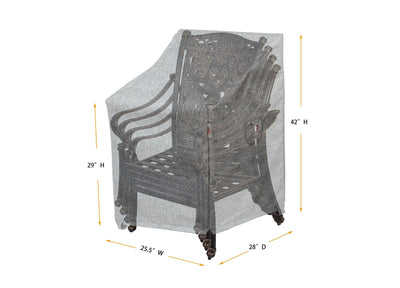 Premium Heavy-Duty Small Chair Cover by Shield Outdoor Covers - product image 2 for Resin Society