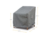 Premium Heavy-Duty Medium Club Chair Cover by Shield Outdoor Covers - product image 2 for Resin Society