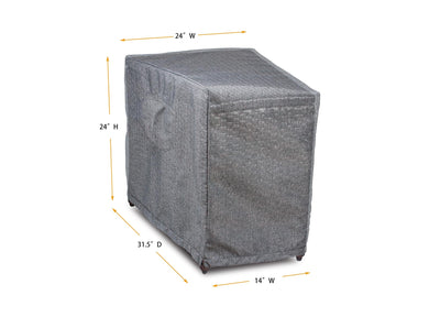 Premium Heavy-Duty Circular Accent Table Cover by Shield Outdoor Covers - product image 2 for Resin Society