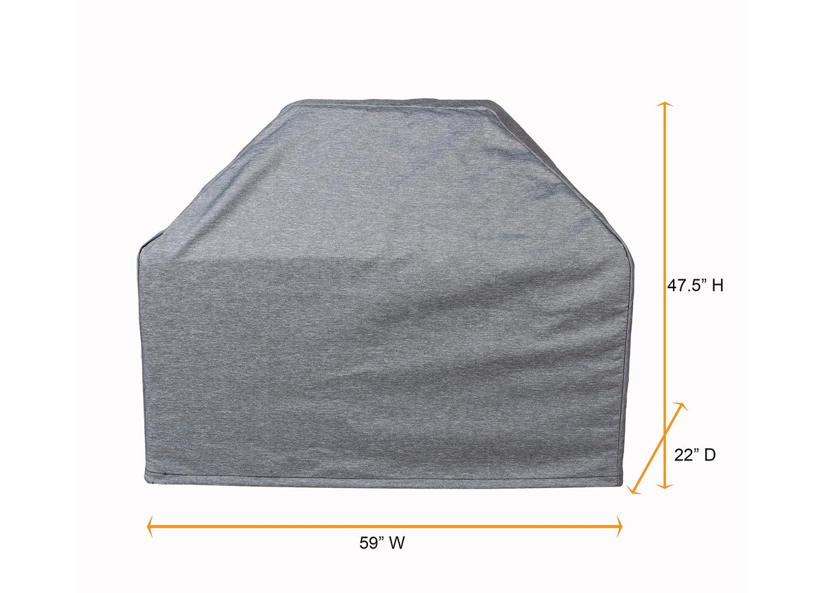 Grill Cover Platinum 26" Grill Cart Cover (59"x22"x47.5") by Shield Outdoor Covers - product image 2 for Resin Society
