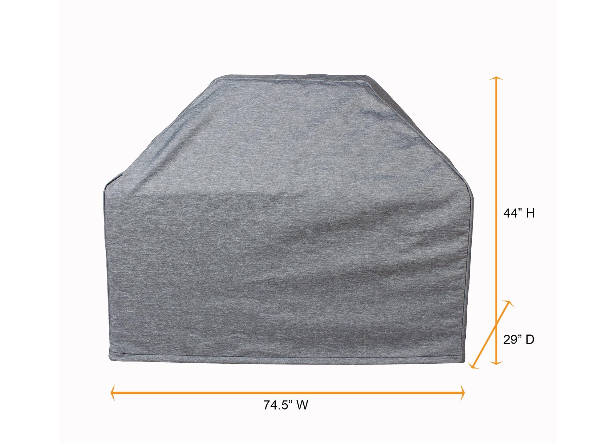 Grill Cover Platinum 38" Grill Cart Cover (74.5"x29"x44") by Shield Outdoor Covers - product image 2 for Resin Society