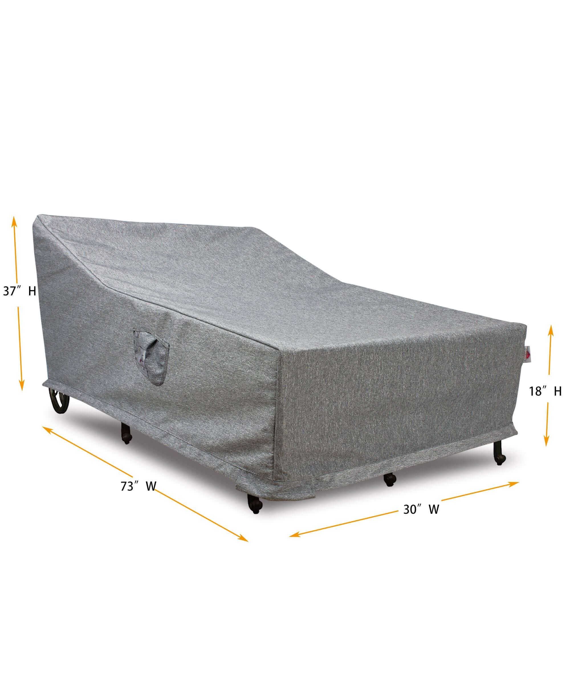 Premium Heavy-Duty Double Chaise Lounge Cover by Shield Outdoor Covers - product image 2 for Resin Society